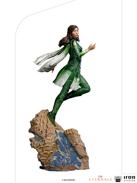 【中古】(本体A-/箱B)『マーベル』 アイアン・スタジオ スタチュー 「バトルジオラマ・シリーズ」1/10スケール セルシ[映画『エターナルズ』][アイアン・スタジオ]《発売済・在庫品》