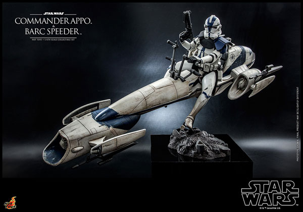 テレビマスターピース The Clone Wars コマンダーアポー/BARCスピーダー※延期前倒可能性大[ホットトイズ]【同梱不可】【送料無料】《在庫切れ》