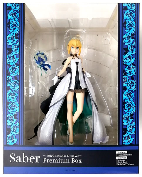 Fate/stay night セイバー 完成品フィギュア (Fate/stay night セイバー 遠坂凛 間桐桜 15th  CelebrationDress Premium Box 1/7同梱品)