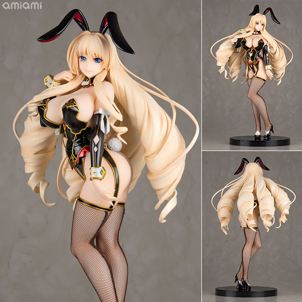 【中古】【初期不良品】【あみあみ限定版】ユニオリズム・カルテット シルヴェリア バニー 1/6 完成品フィギュア B2タペストリー・シルヴェリア カジノver.(着衣) 付[CLIP☆CRAFT]