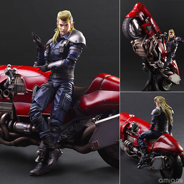 フィギュアメーカーPlayAファイナルファンタジーVII 上級バイク警備兵 \u0026 バイク フィギュア 新品