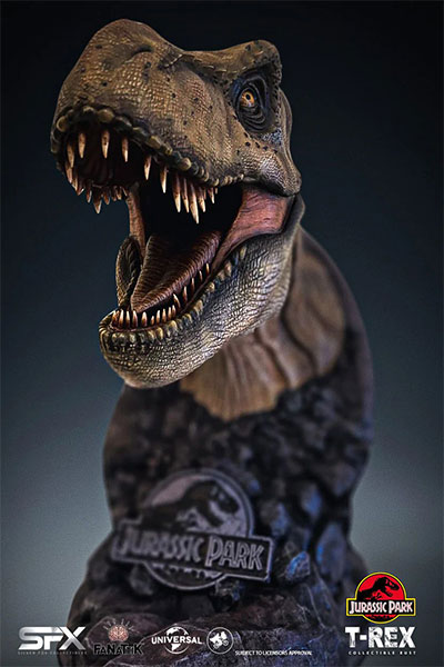 ジュラシック・パーク ジュラシックバスト 30cmスケールバスト ティラノサウルス・レックス[Silver Fox Collectibles]【同梱不可】《在庫切れ》