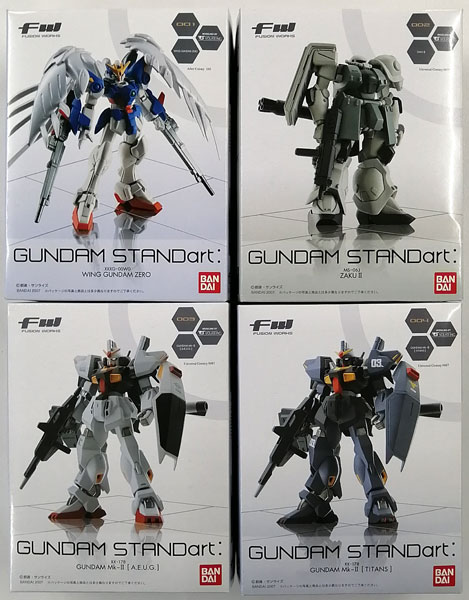 FWシリーズ GUNDAM STANDart：(1) 全4種セット