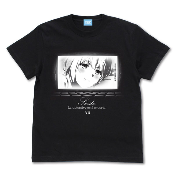 探偵はもう、死んでいる。 探偵と助手の名シーン第7話のシエスタ Tシャツ/BLACK-S[コスパ]