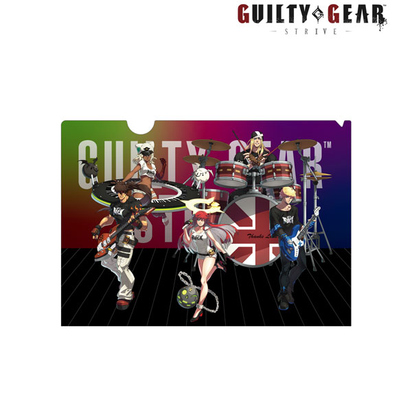 GUILTY GEAR -STRIVE- 描き下ろしイラスト LET’S ROCK 集合 バンドver. クリアファイル[アルマビアンカ]《在庫切れ》