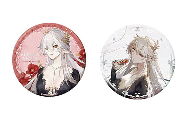 陰陽師本格幻想RPG 花見の約束シリーズ第2期 ブリキ缶バッジセット