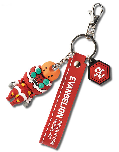 ヱヴァンゲリヲン新劇場版 キューティ1 エヴァンゲリオン2号機 ラバーキーホルダー[プライム1スタジオ]《在庫切れ》