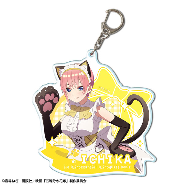 映画「五等分の花嫁」 ビッグアクリルキーホルダー デザイン01(中野一花)[描き下ろし]（再販）[ライセンスエージェント]《０２月予約》