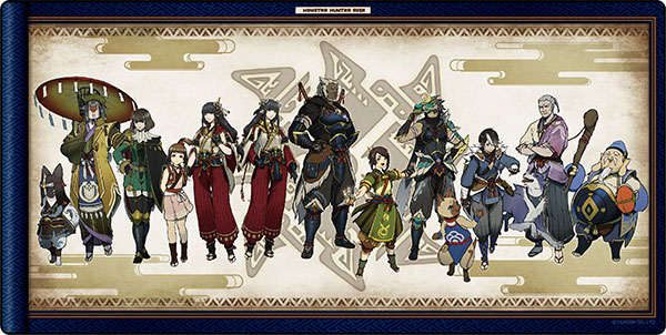 モンスターハンターライズ ゲーミングマウスパッド カムラの仲間[カプコン]《発売済・在庫品》