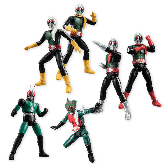 【中古】SHODO 仮面ライダーVS4 ノーマル全5種+別バージョン全1種セット[バンダイ]