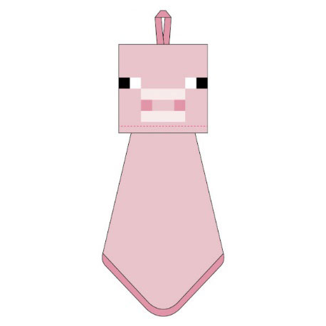 Minecraft ループタオル ブタ[ケイカンパニー]《在庫切れ》