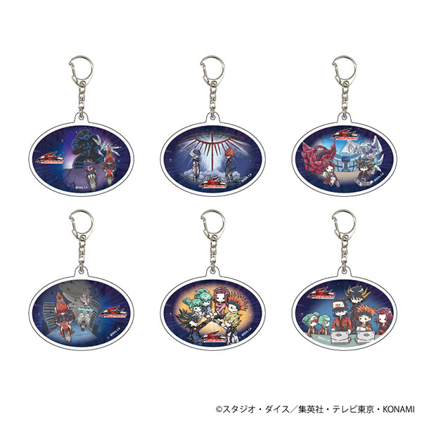 #9001 【未開封】遊戯王5D's アクリルキーホルダーセット JF2018 遊戯王5D's 鬼柳京介 つままれアクリルキーホルダー セット