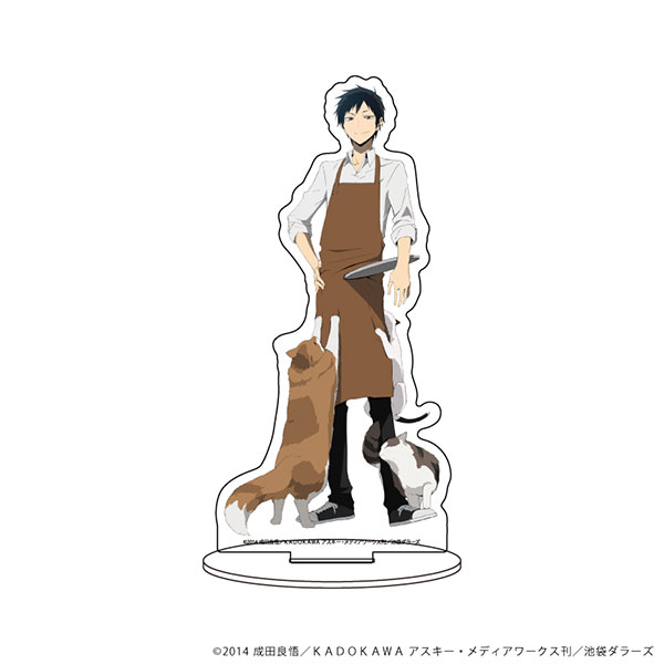 デュラララ!! 折原臨也 平和島静雄 アクリルスタンド 猫ver. TVアニメ「デュラララ!!×2」 - 折原臨也 BIGアクリルスタンド