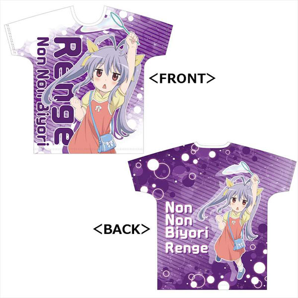 のんのんびより のんすとっぷ フルグラフィックTシャツ[宮内れんげ