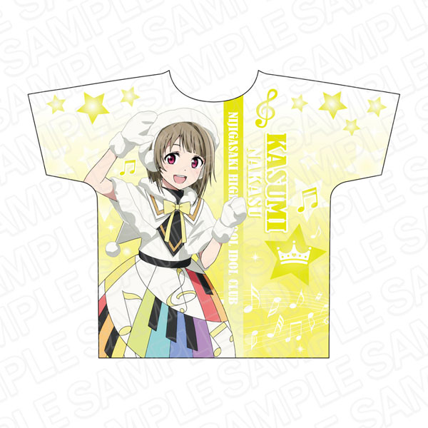 ラブライブ！虹ヶ咲学園スクールアイドル同好会 フルグラフィックTシャツ 中須かすみ Colorful Dreams！ Colorful Smiles！  ver《在庫切れ》