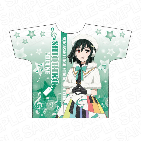 ラブライブ！虹ヶ咲学園スクールアイドル同好会 フルグラフィックTシャツ 三船栞子 Colorful Dreams！ Colorful Smiles！  ver《在庫切れ》