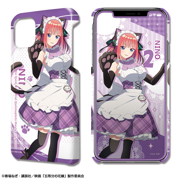 映画 五等分の花嫁 デザジャケット Iphone12 Mini ケース 保護シート 02 中野二乃 描き下ろし 再販 ライセンスエージェント ０８月予約