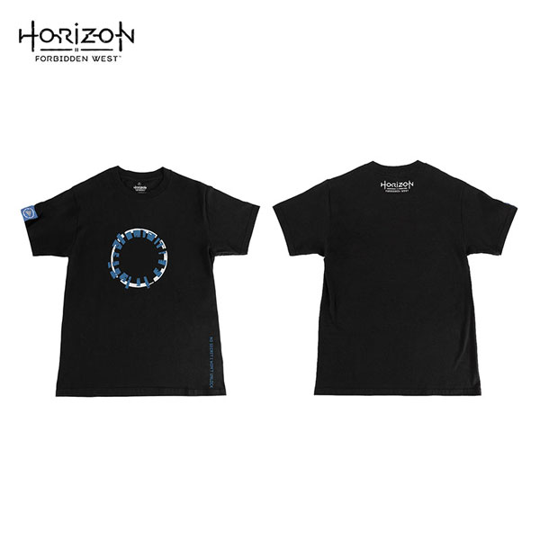 Horizon Forbidden West フォーカスロゴ Tシャツ 黒 M Fanthful 発売済 在庫品