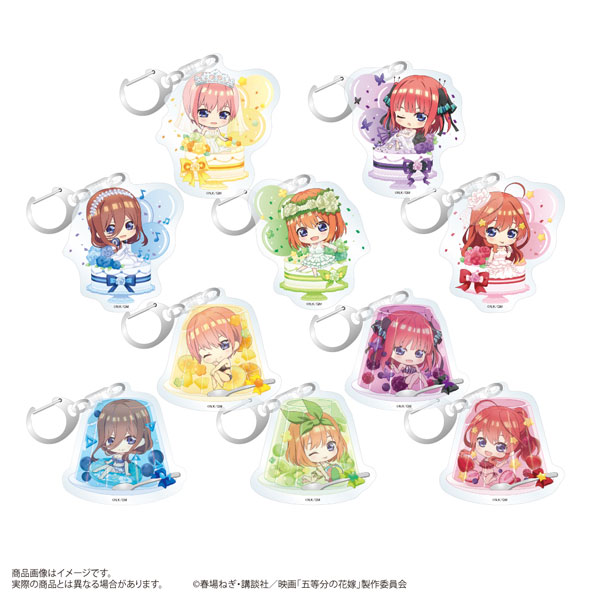 映画「五等分の花嫁」トレーディングアクリルキーホルダー〈きゃらどる