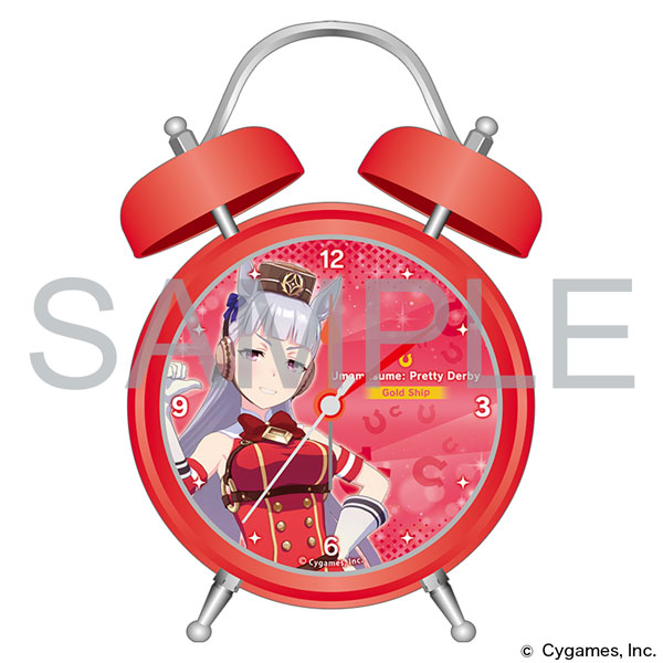 ウマ娘 プリティーダービー 音声入り目覚まし時計 ゴールド