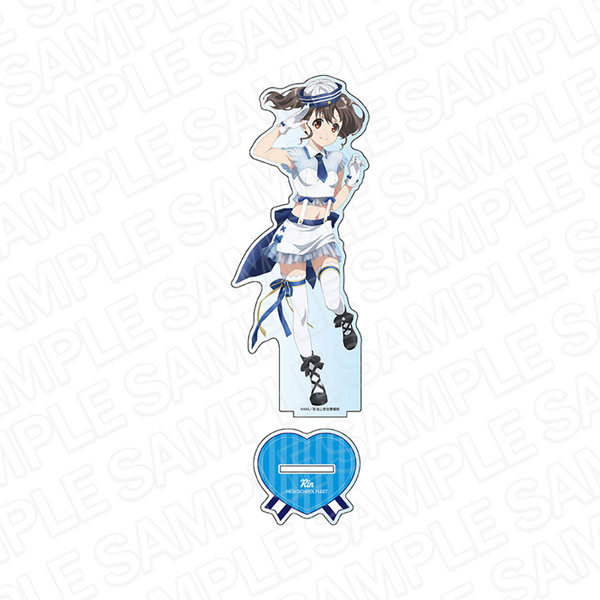 【中古】劇場版 ハイスクール・フリート デカアクリルスタンド 知床鈴 アイドル ver.[コンテンツシード]