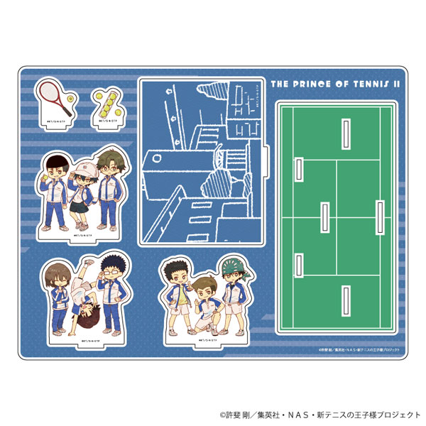 未開封】 新テニスの王子様 立海 アクリルジオラマ レトロアート