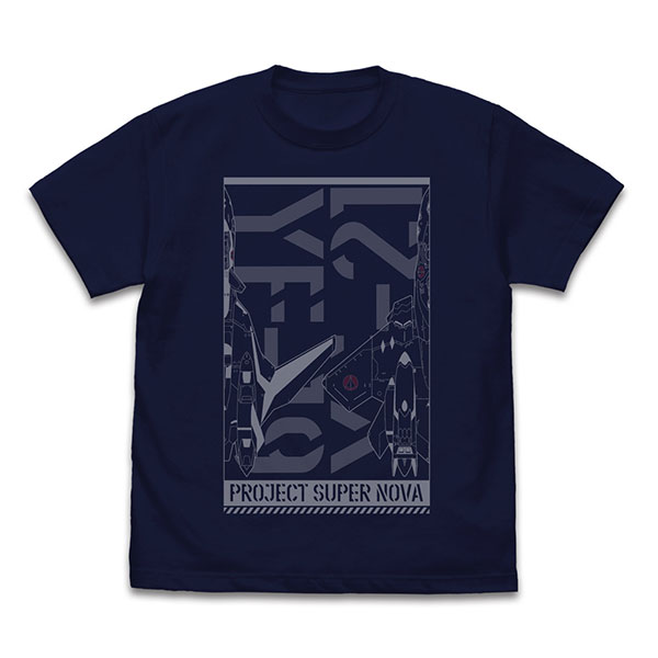 マクロスプラス YF-19/YF-21 Tシャツ/NAVY-S[コスパ]