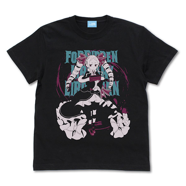 Re：ゼロから始める異世界生活 ベアトリス Tシャツ/BLACK-M[コスパ]