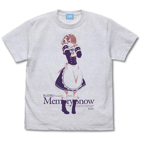 Re：ゼロから始める異世界生活 ラム Tシャツ Memory Snow Ver./ASH-S[コスパ]