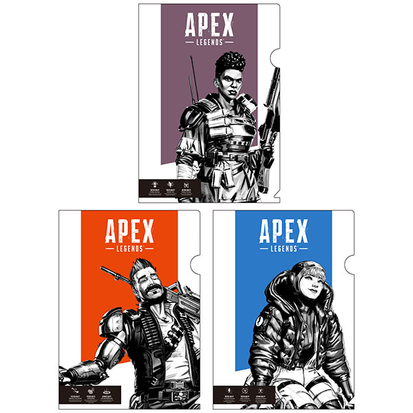 Apex Legends レジェンズクリアファイル3枚セット Vol.1 A