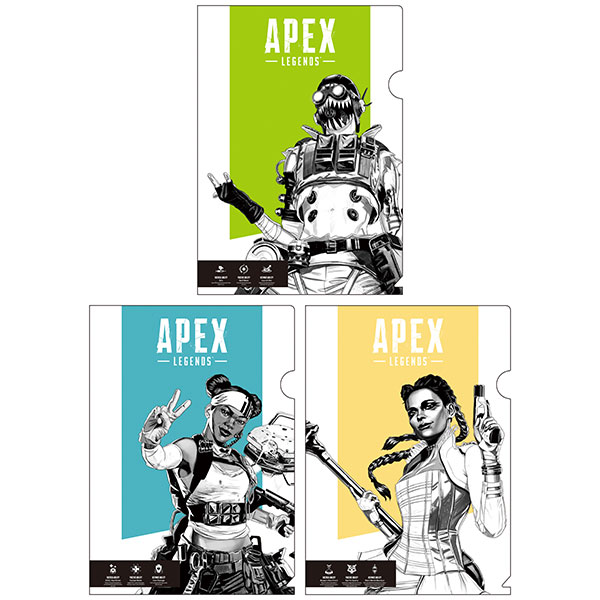 Apex Legends レジェンズクリアファイル3枚セット Vol.1 B[インフォレンズ]《在庫切れ》