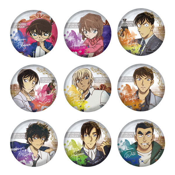 名探偵コナン ヴィンテージシリーズ 缶バッジ Vol.5　9個入りBOX[ツインクル]《在庫切れ》