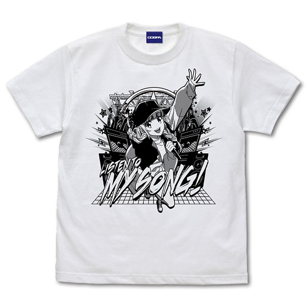 パリピ孔明 月見英子 Tシャツ /WHITE-M[コスパ]《在庫切れ》