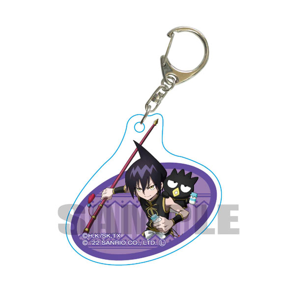 SHAMAN KING×サンリオキャラクターズ アクリルキーホルダー 道蓮×バッドばつ丸B[ベルハウス]《在庫切れ》