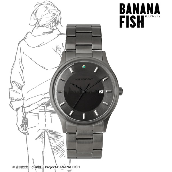 BANANA FISH INDEPENDENT コラボ　アッシュリンクス 腕時計 INDEPENDENT x BANANA FISH Release Jade-Studded Ash Lynx Watch