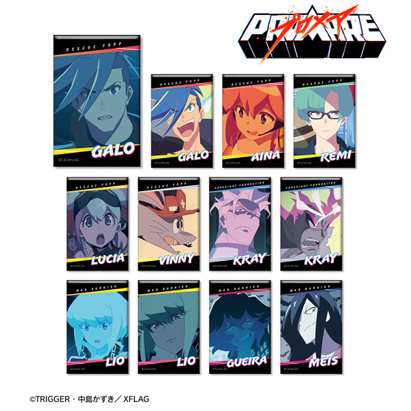 プロメア トレーディングスクエア缶バッジ vol.2 12個入りBOX[アルマビアンカ]《在庫切れ》