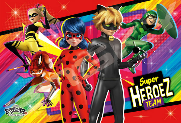 ジグソーパズル ミラキュラス レディバグ＆シャノワール SUPER HEROEZ 108ラージピース (108-L776)[エンスカイ]《在庫切れ》