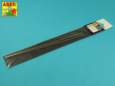 四角真鍮ロッド1.5mm長さ245mm2本[アベール]《在庫切れ》