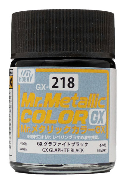 Mr.メタリックカラーGX GXグラファイトブラック[GSIクレオス]《発売済・在庫品》
