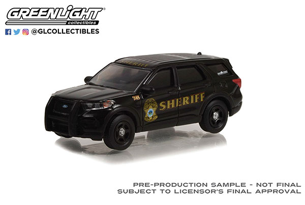 1/64 2020 Ford Police Interceptor Utility - Johnson County， Kansas Sheriff[グリーンライト]《在庫切れ》