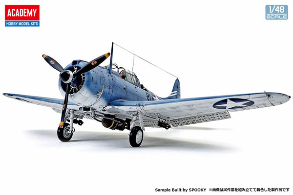 1/48 SBD-3 ドーントレス “ミッドウェイ作戦” プラモデル[アカデミー]《在庫切れ》