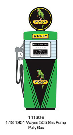 1/18 Vintage Gas Pumps Series 13 - 1951 Wayne 505 Gas Pump Polly Gas[グリーンライト]《在庫切れ》