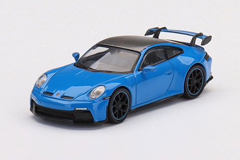 1/64 ポルシェ 911(992) GT3 シャークブルー(左ハンドル)[MINI GT