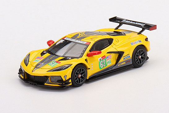 ミニッツ RWD シボレー コルベット C8.R トレーシングイエロー（京商） ミニッツRWDシリーズ レディセット シボレー コルベット C8.R