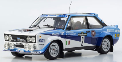 KYOSHOオリジナル 1/18 フィアット 131 アバルト 1981 ピアンカヴァロ