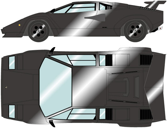 ランボルギーニ・カウンタック LP500 後期型 1971年モデル 吉田 匠の