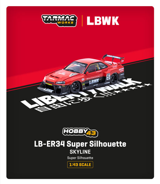 1/43 LB-ER34 Super Silhouette SKYLINE Super Silhouette[Tarmac