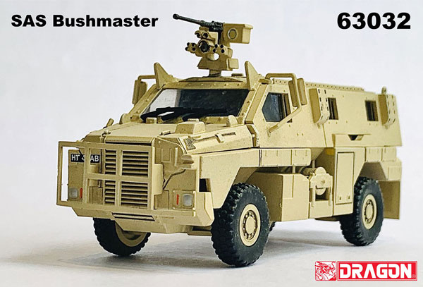1/72 イギリス軍 SAS ブッシュマスター装輪装甲車 完成品[ドラゴンアーマー]《在庫切れ》