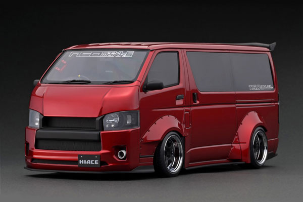 1/18 T・S・D WORKS HIACE Red Metallic[イグニッションモデル]《在庫