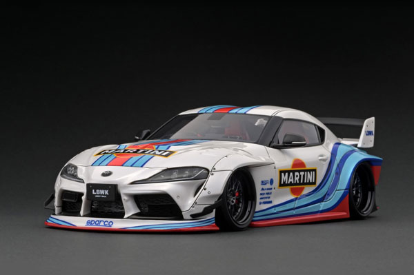 1/18 LB-WORKS TOYOTA SUPRA (A90) White/Blue/Red